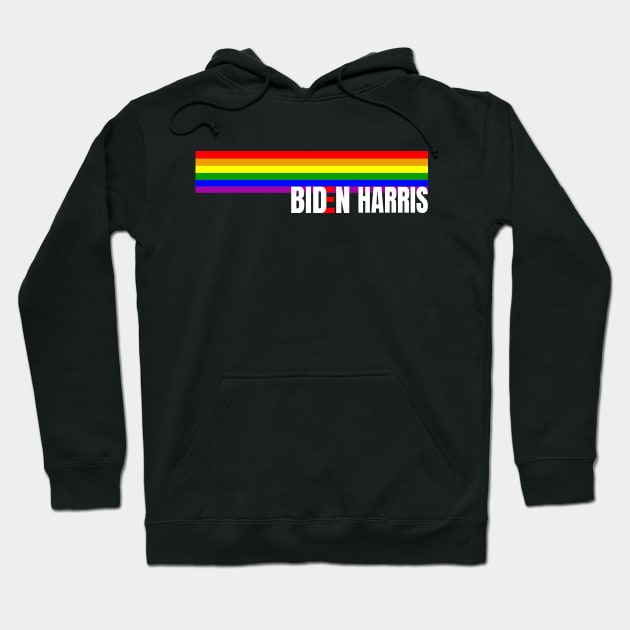 Biden Harris LGBT Pride Flag, Vote Biden Harris President, Joe And Kamala Supporter, 2020 Rainbow Pride LGBT Shirt Hoodie by NooHringShop